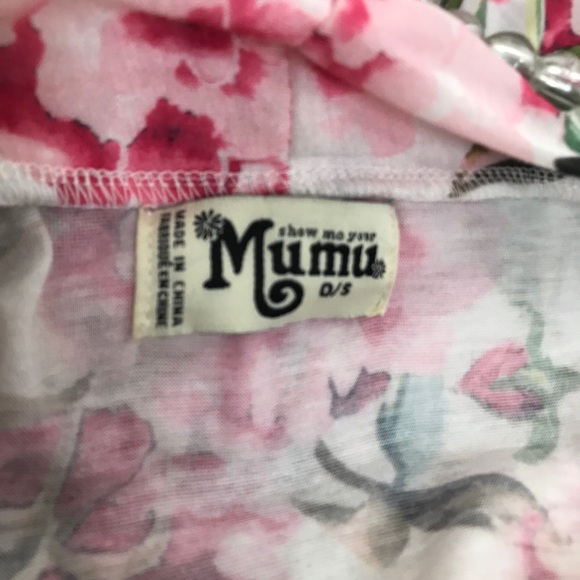 Show Me Your Mumu Pink Floral Robe OS - Picture 3 of 4